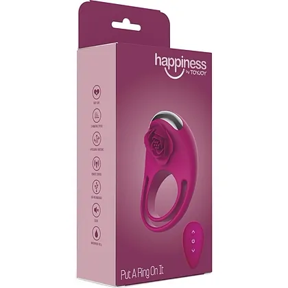 ToyJoy Put A Ring On It — Inel 7 Moduri Reîncărcabil Roz