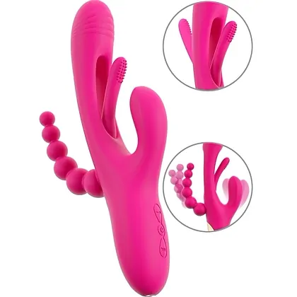 Triple Vibe Flicking – 3 Motoare, 7 Viteze, Reîncărcabil