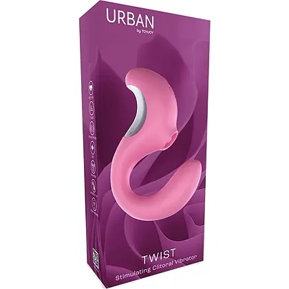 TWIST Vibrator Clitoral Roz — 7 Moduri, Reîncărcabil