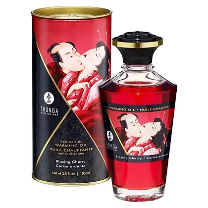 Ulei Masaj Shunga Aphrodisiac Warming Cirese 100ml