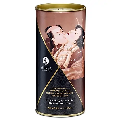 Uleiul Afrodisiac de Masaj cu Ciocolată cu Efect Încălzitor 100ml