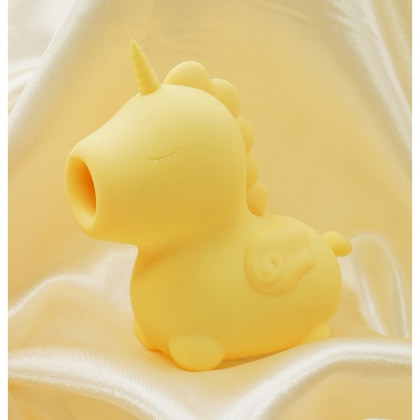 Unihorn Bean Blossom: Vibrator Mini 10+10 Reîncărcabil Galben