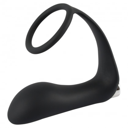 Vibrator Anal Cu Inel Black Velvets Negru