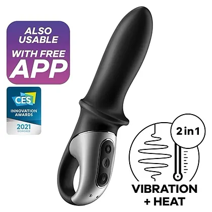 Vibrator Anal Hot Passion Negru