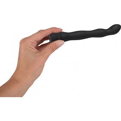 Vibrator Anal Lover 18cm Negru