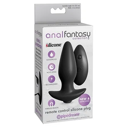 Vibrator Anal Remote Control Negru