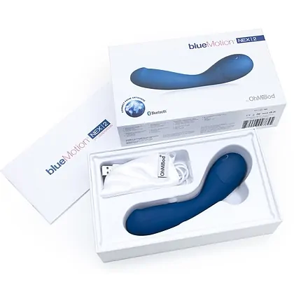 Vibrator App Control Blue Motion Nex2 OhMiBod Albastru