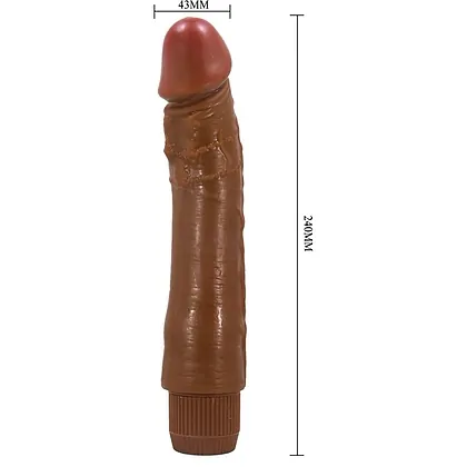 Vibrator Barbara Dybbuk Realist 24cm Multi‑viteze Maro