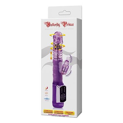 Vibrator Butterfly Prince Rabbit 24cm Mov