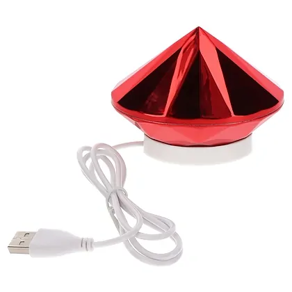 Vibrator Clitoridian Ruby Red Diamond Roșu