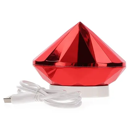 Vibrator Clitoridian Ruby Red Diamond Roșu