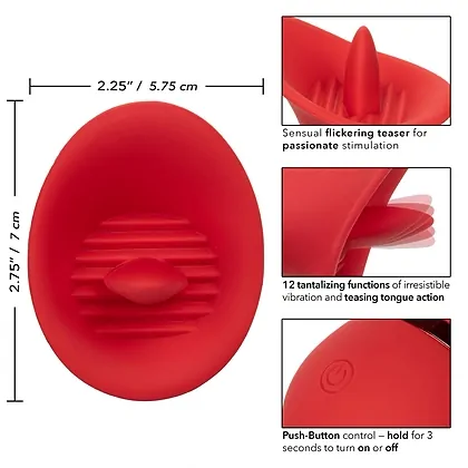 Vibrator Clitoris French Kiss Seducer Roșu