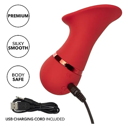 Vibrator Clitoris French Kiss Seducer Roșu