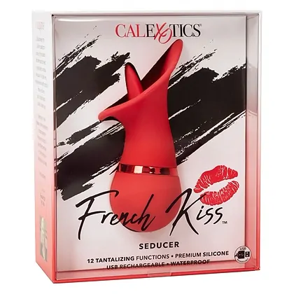 Vibrator Clitoris French Kiss Seducer Roșu