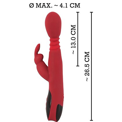 Vibrator Cu încălzire You2Toys Rabbit Roșu