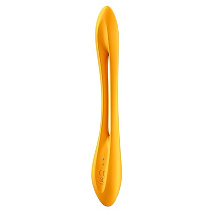 Vibrator Cuplu Elastic Joy Portocaliu