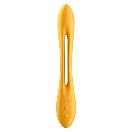 Vibrator Cuplu Elastic Joy Portocaliu