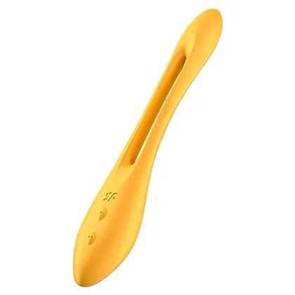 Vibrator Cuplu Elastic Joy Portocaliu