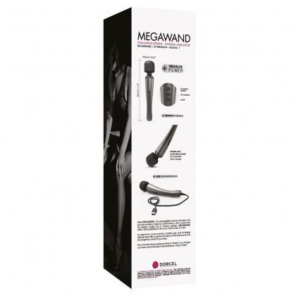 Vibrator Dorcel Megawand Argintiu