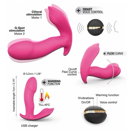 Vibrator Dorcel Secret Clitoridian Roz