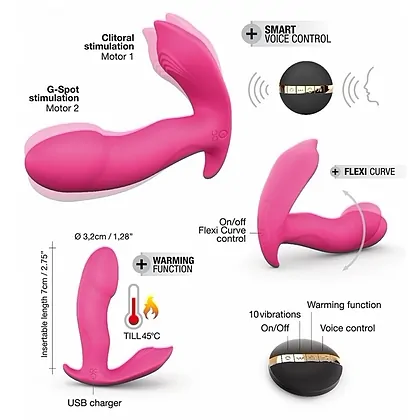 Vibrator Dorcel Secret Clitoridian Roz