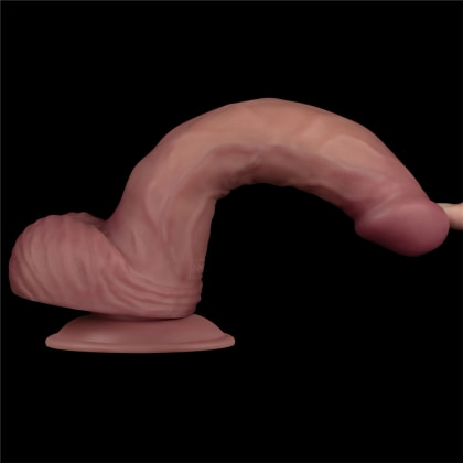 Vibrator Dublă Densitate LoveToy Power 23cm, 10 Moduri