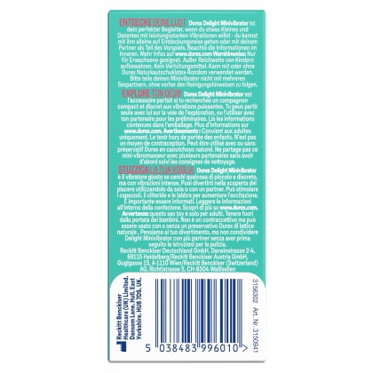 Vibrator Durex Play Delight pentru Stimulare Clitoridiană