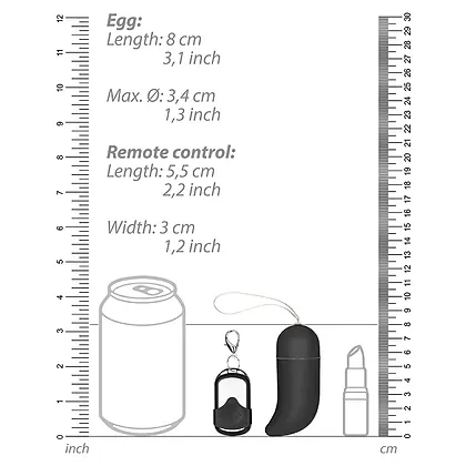 Vibrator Egg Wireless Vibrating Punctul G Negru