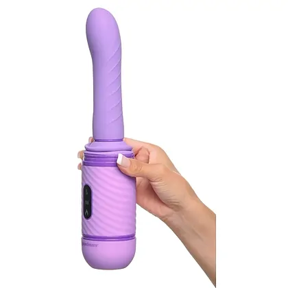 Vibrator Fantasy Love Cu Împingere Mov
