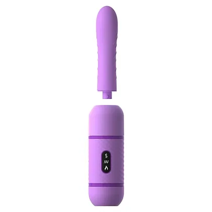 Vibrator Fantasy Love Cu Împingere Mov