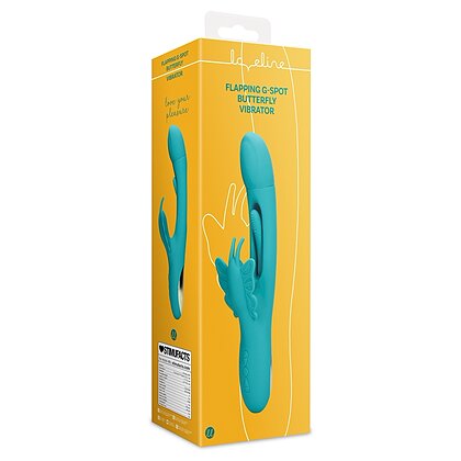 Vibrator Fluture G 3 Motoare Peste 10 Moduri Reîncărcabil Albastru