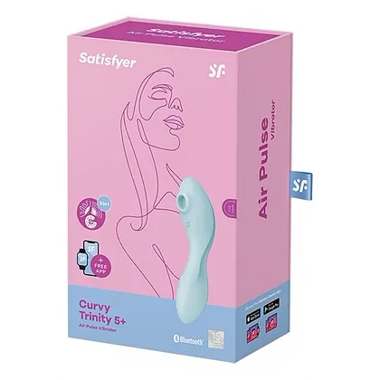 Vibrator G Curvy Trinity 5 Plus Albastru