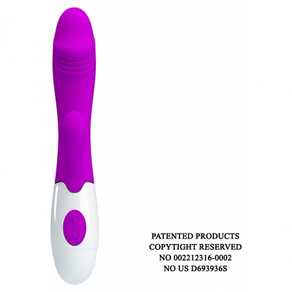 Vibrator Iepuraș Frumos Acțiune Rapidă Mov