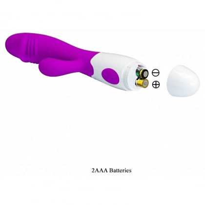 Vibrator Iepuraș Frumos Acțiune Rapidă Mov