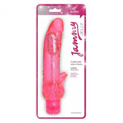 Vibrator Jammy Jelly Flame Glitter Roz