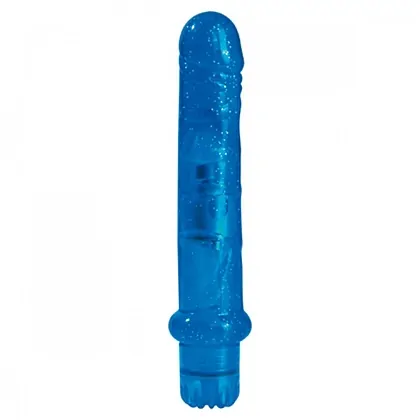 Vibrator Jammy Jelly Fresh Glitter albastru