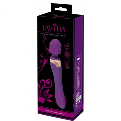 Vibrator Double Massager pentru Punctul G și Masaj Mov