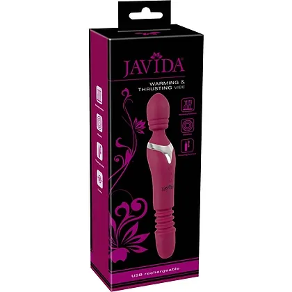 Vibrator Javida Warming And Thrusting Roșu