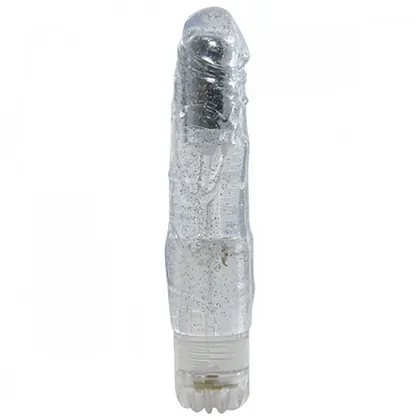 Vibrator Jelly Crushy Glitter Transparent