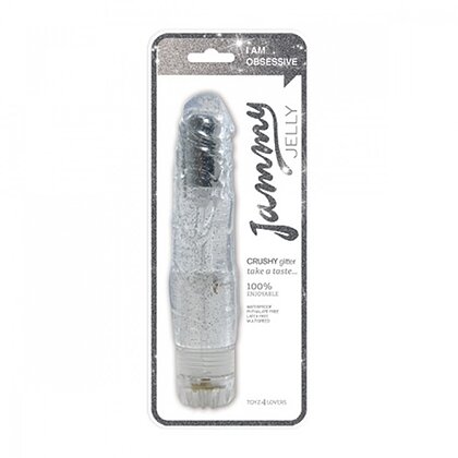 Vibrator Jelly Crushy Glitter Transparent