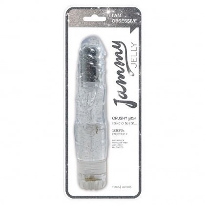 Vibrator Jelly Crushy Glitter Transparent