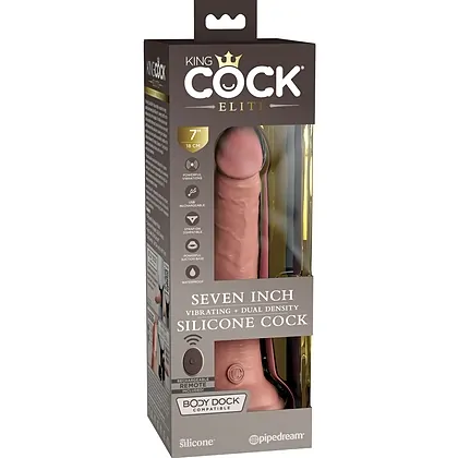 Vibrator King Penis Elite Dual Density 21cm