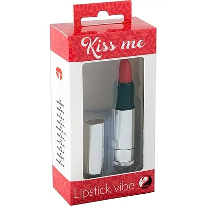Vibrator Kiss Me Lipstick Rosu