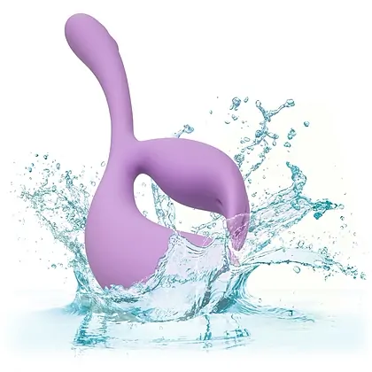 Vibrator Liquid Silicone Dual Flicker Mov