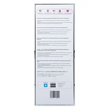 Vibrator Lovense Gravity Thrusting Roșu