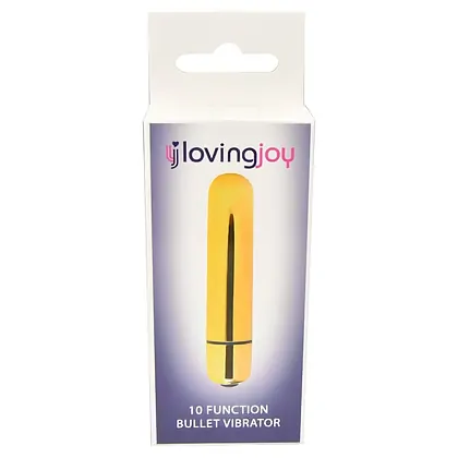 Vibrator Loving Joy 10 Functii Auriu