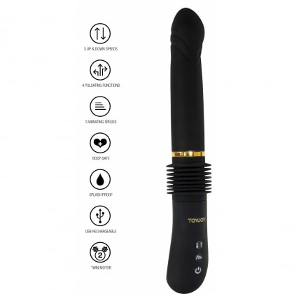 Vibrator Magnum Opus Thruster Negru
