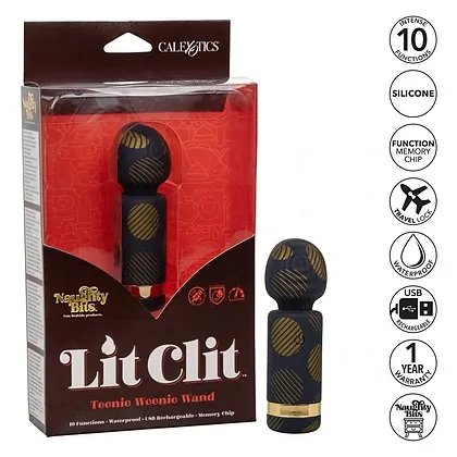 Vibrator Mic Clitoris Wand Negru