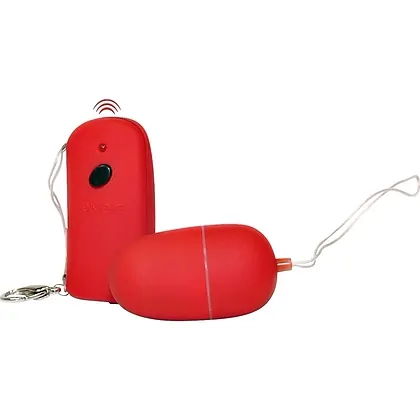 Vibrator-Ou Cu Telecomanda Bad Kitty Rosu