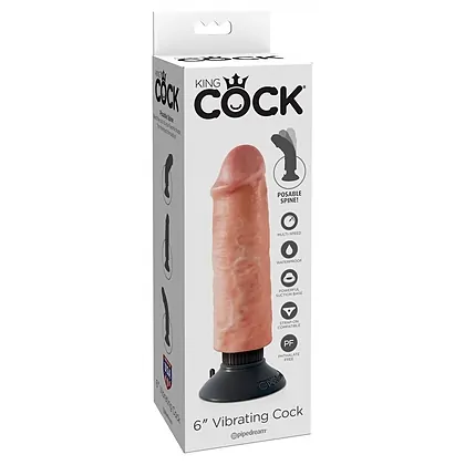 Vibrator Penis Natural 15.2cm